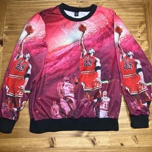 Jordan all over print youth size long sleeve